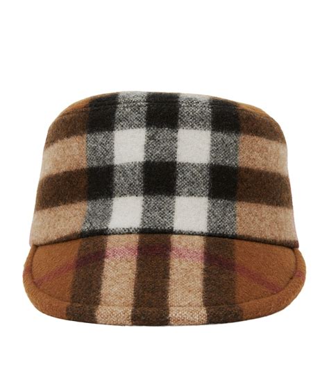 burberry check wool hat|Burberry hats wool men's.